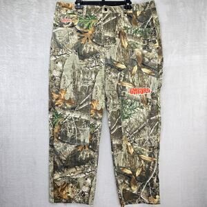 Empyre Realtree Edge Pants Mens 40 (Fits 41x30) Camo Double Knee Embroidered Y2K